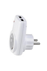 Horoz Tekli Soket 2'li USB Kablosuz Tekli Akım Korumalı Priz