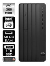 HP Pro Tower 290 G9 6D3A5EA Dahili Intel UHD Graphics Intel Core i5 12500 48 GB Ram 1 TB SSD Tower Windows 11 Home Masaüstü Bilgisayar + PER4 BELLEK