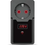 Fulltech Ftr-10 Tekli Soket Kablosuz Tekli 2500 J Akım Korumalı Priz