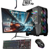 Izoly ONİX X Harici Radeon RX 580 Intel Core i7 10700F 16 GB Ram 512 GB SSD Tower FreeDos 24 inç Monitörlü Masaüstü Bilgisayar