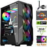 Izoly MARDUK Harici GeForce RTX 4060 AMD Ryzen 5 5500 16 GB Ram GDDR6 512 GB SSD Tower FreeDos Masaüstü Bilgisayar