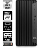 HP Pro Tower 400 G9 6U3M9EAP347 Dahili Intel UHD Graphics Intel Core i7 12700 64 GB Ram 512 GB SSD Tower FreeDos Masaüstü Bilgisayar + PER4 BELLEK