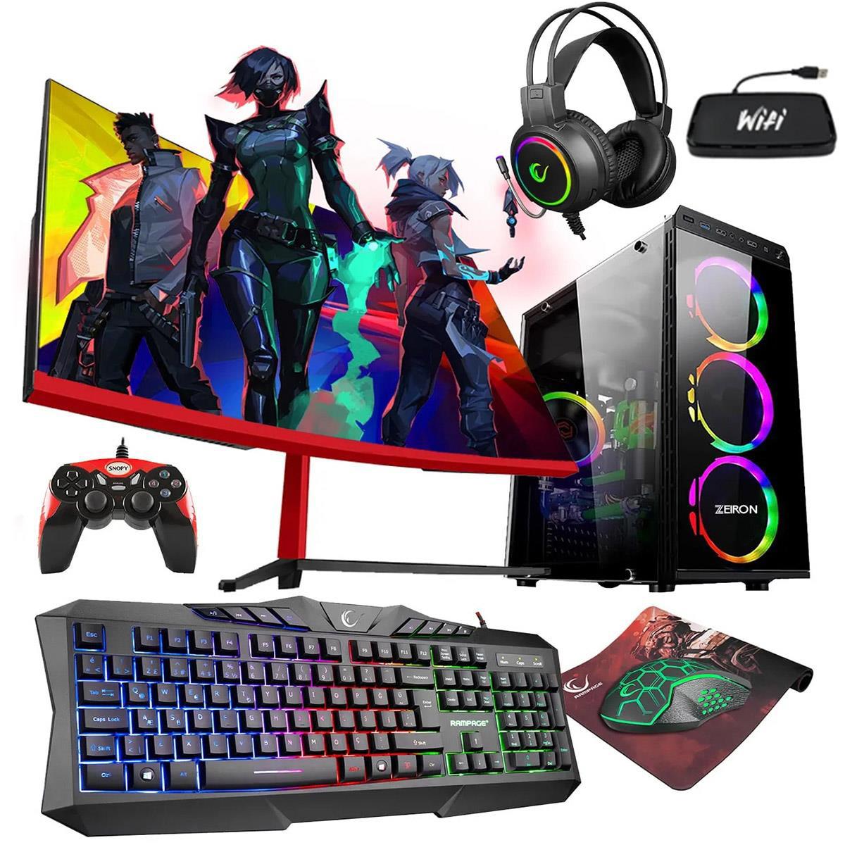 Zeiron RSX90 Harici GeForce GTX 1650 AMD Ryzen 5 5600X 32 GB Ram DDR4 3 TB HDD + 256 GB SSD Tower FreeDos Masaüstü Bilgisayar