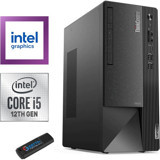 Lenovo Thinkcentre Neo 50T GEN4 12JB005DTR21 Dahili Intel UHD Graphics Intel Core i5 12400 8 GB Ram 256 GB SSD Tower Windows 11 Home Masaüstü Bilgisayar + Zetta Flash Bellek