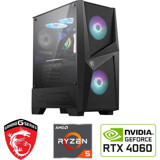 MSI R55600X-4060 Harici GeForce RTX 4060 AMD Ryzen 5 5600X 16 GB Ram DDR4 1 TB SSD Tower FreeDos Masaüstü Bilgisayar