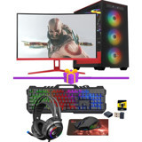 Ramtech TREND X10 Harici GeForce RTX 3060 Ti Intel Core i5 9400F 32 GB Ram 960 GB SSD Tower FreeDos 27 inç Monitörlü Masaüstü Bilgisayar