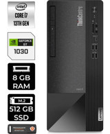 Lenovo Thinkcentre Neo 50T 12JD0008TRP402 Harici GeForce RTX 3060 Ti Intel Core i7 13700 8 GB Ram 512 GB SSD Tower Windows 11 Pro Masaüstü Bilgisayar + PER4 BELLEK