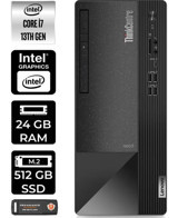 Lenovo Thinkcentre Neo 50T 12JD0008TRP322 Harici GeForce RTX 3060 Ti Intel Core i7 13700 24 GB Ram 512 GB SSD Tower FreeDos Masaüstü Bilgisayar + PER4 BELLEK