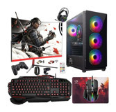 Turbox RADİANT Harici GeForce GTX 1660 Super Intel Core i5 10400F 16 GB Ram 512 GB SSD Tower FreeDos 23.6 inç Monitörlü Masaüstü Bilgisayar