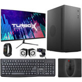 Turbox TX4990 Harici GeForce RTX 3060 Ti Intel Core i7 4770 8 GB Ram 256 GB SSD Tower FreeDos 23.6 inç Monitörlü Masaüstü Bilgisayar