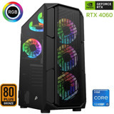 Xaser XSR506 Harici GeForce RTX 4060 Intel Core i5 12400F 16 GB Ram 512 GB SSD Tower FreeDos Masaüstü Bilgisayar