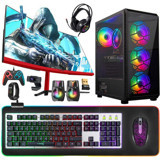 Turbox TX5031 Harici GeForce RTX 3060 Ti Intel Core i5 9400F 16 GB Ram 1 TB SSD Tower FreeDos 23.6 inç Monitörlü Masaüstü Bilgisayar
