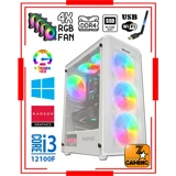 Zeiron ADVENTURE RX9 Harici GeForce RTX 3060 Ti Intel Core i3 12100F 16 GB Ram 512 GB SSD Tower FreeDos Masaüstü Bilgisayar