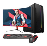 Ramtech DG124 Harici Radeon R7 240 Intel Core i5 750 8 GB Ram 256 GB SSD Tower FreeDos 23.6 inç Monitörlü Masaüstü Bilgisayar