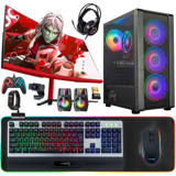 Turbox TX5001 Harici GeForce GTX 1650 Intel Core i7 860 16 GB Ram 1 TB SSD Tower FreeDos 23.6 inç Monitörlü Masaüstü Bilgisayar