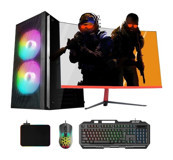 Ramtech TK108 Harici Radeon RX 550 Intel Core i3 12100F 16 GB Ram 500 GB HDD + 240 GB SSD Tower FreeDos 23.6 inç Monitörlü Masaüstü Bilgisayar
