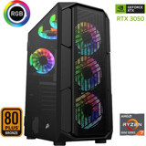 Xaser XSR613 Harici GeForce RTX 3050 AMD Ryzen 7 5700X 16 GB Ram 512 GB SSD Tower FreeDos Masaüstü Bilgisayar