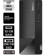 Lenovo Thinkcentre Neo 50T 11SE00BJTXP376 Harici Radeon RX 550 Intel Core i5 12400 32 GB Ram 256 GB SSD Tower Windows 11 Home Masaüstü Bilgisayar + PER4 BELLEK