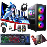 Turbox TX5120 Harici GeForce RTX 3060 Ti Intel Core i5 7400 16 GB Ram 512 GB SSD Tower FreeDos 23.6 inç Monitörlü Masaüstü Bilgisayar