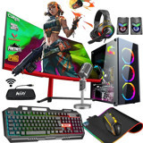 Zeiron NGS50 Harici GeForce RTX 3060 Ti Intel Core i5 3470 16 GB Ram 256 GB + 1 TB SSD Tower FreeDos 23.8 inç Monitörlü Masaüstü Bilgisayar