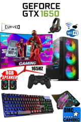 Dmc N99X Harici GeForce GTX 1650 Intel Core i5 3470 16 GB Ram 500 GB HDD + 256 GB SSD Tower FreeDos 24 inç Monitörlü Masaüstü Bilgisayar