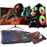 Zeiron WONDER X50 Harici GeForce RTX 3060 Ti Intel Core i5 3470 8 GB Ram 256 GB + 1 TB SSD Tower FreeDos 23.8 inç Monitörlü Masaüstü Bilgisayar