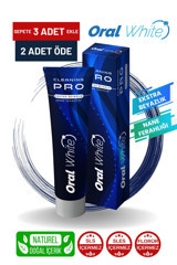 Oral White Cleaning Pro Naneli Florürlü Diş Macunu 75 ml