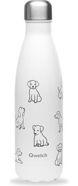 Qwetch Qd3372 Çelik 500 ml Matara Termos Beyaz