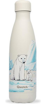 Qwetch Qd3464 Çelik 500 ml Outdoor Termos Fildişi