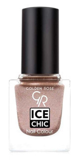Golden Rose İce Chic No:63 Kahverengi Metalik Simli Oje