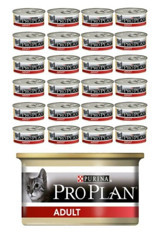 Pro Plan Tavuk Parça Etli-Soslu Yaş Kedi Maması 24x85 gr