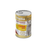 Hello Paty Dana Eti Parça Etli-Soslu Yaş Kedi Maması 24x415 gr