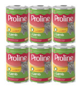 Proline Kuzu Eti Parça Etli-Soslu Yaş Kedi Maması 6x400 gr