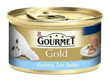 Purina Gourmet Gold Ton Balığı Parça Etli-Soslu Yaş Kedi Maması 12x85 gr