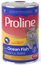 Proline Okyanus Balığı Parça Etli-Soslu Yaş Kedi Maması 395 gr