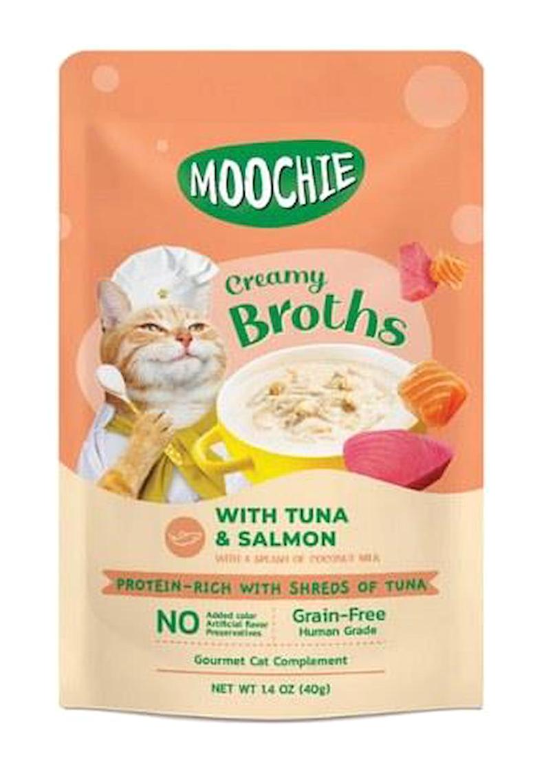Moochie Ton Balığı-Somonlu Çorba Yaş Kedi Maması 40 gr