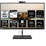 Lenovo ThinkCentre Neo 30A 12B0008JTXP384 Dahili Iris Xe Graphics Intel Core i7 1260P 36 GB Ram 2 TB SSD 23.8 inç Full HD Windows 11 Home All In One Bilgisayar