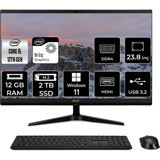 Acer Aspire C24-1700 DQBJWEMP368 Dahili Iris Xe Graphics Intel Core i5 1235U 12 GB Ram 2 TB SSD 23.8 inç Full HD Windows 11 Home All In One Bilgisayar