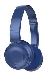 Hytech Hy-XBK33 5.0 Silikonlu Kablosuz Kulak Üstü Bluetooth Kulaklık Mavi