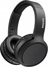 Philips TAH5205BK Windows Uyumlu 5.0 Silikonsuz Kablosuz Kulak Üstü Bluetooth Kulaklık Siyah