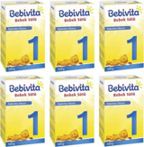 Bebivita İnek Sütlü Yenidoğan Tahılsız Glutensiz Probiyotikli 1 Numara Devam Sütü 6x500 gr