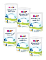 Hipp Combiotic İnek Sütlü Yenidoğan Tahılsız Glutensiz Organik Probiyotikli 1 Numara Bebek Sütü 6x350 gr