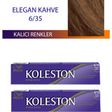 Wella Koleston 6/35 Elegant Kahve Krem Saç Boyası 2x50 ml