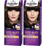 Palette Göz Alıcı Renkler 3-0 Kahve Krem Saç Boyası 50 ml