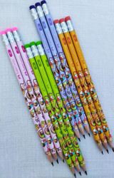 Faber-Castell Jimnastik 12'li Silgili Yuvarlak Siyah 2B Kurşun Kalem Seti