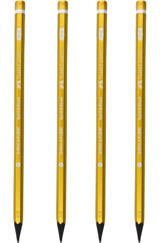 Faber-Castell Gold Edition 4'lü Siyah 2.5B Kurşun Kalem Seti