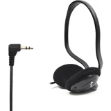 Kawai Mikrofonlu 3.5 Mm Jak Kablolu Kulaklık Siyah