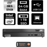 Lenovo ThinkCentre 50Q Gen 4 12LN0048TRP348 Dahili Intel UHD Graphics Intel Core i5 13420H 64 GB 1 TB FreeDos Mini Pc + Per4 USB Flash Bellek