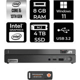 Lenovo ThinkCentre 50Q Gen 4 12LN0048TRP405 Dahili Intel UHD Graphics Intel Core i5 13420H 8 GB 4 TB Windows 11 Pro Mini Pc + Per4 USB Flash Bellek
