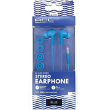 Acl Earphone Silikonlu Mikrofonlu 3.5 Mm Jak Kablolu Kulaklık Mavi